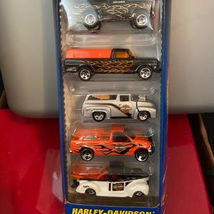 NIP 5 gift Pack hot wheels Harley-Davidson 2000